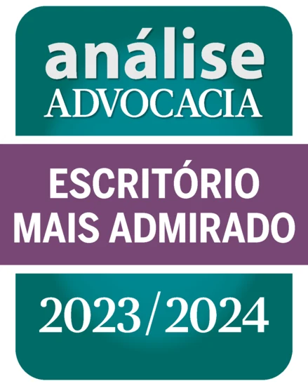 Selo Análise Advocacia — Escritório Mais Admirado 2023/2024