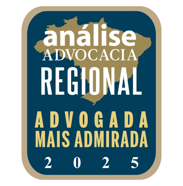 Selo Análise Advocacia Regional 2025 — Advogada Mais Admirada