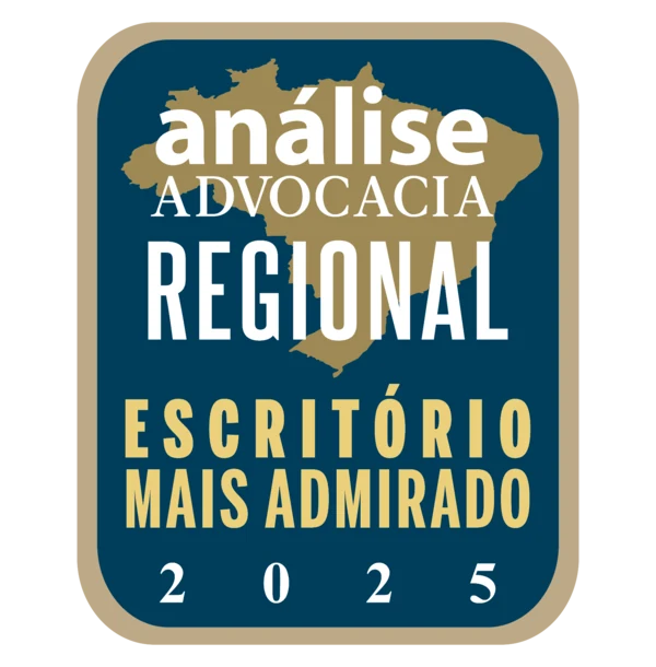 Selo Análise Advocacia Regional 2025 — Escritório Mais Admirado
